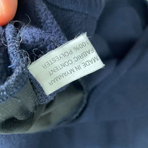 Jeff Gordon Sweater Mens L Navy Chase Authentics Fleece 1/4 Zip Pullover - Picture 5 of 10